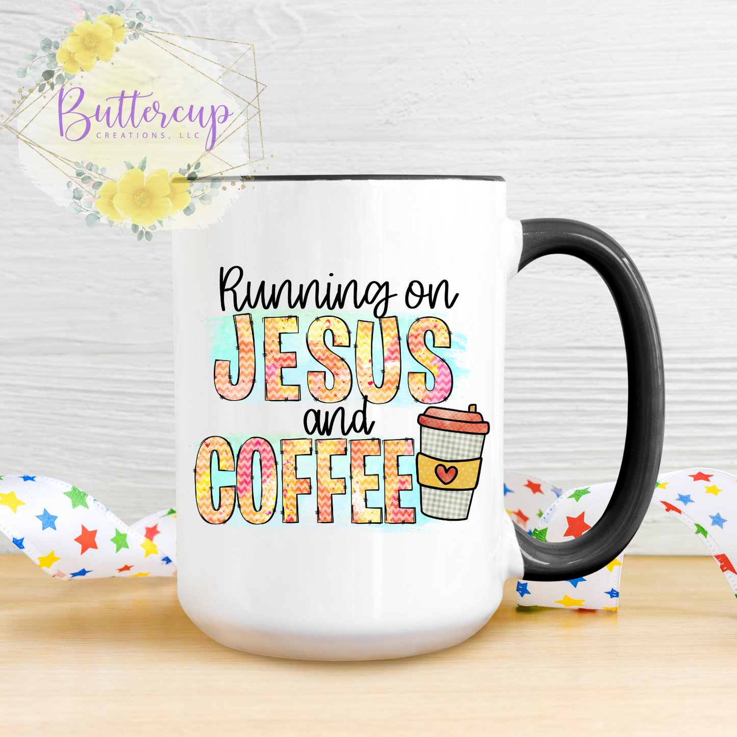Jesus & Coffee 15 oz. Ceramic Mug