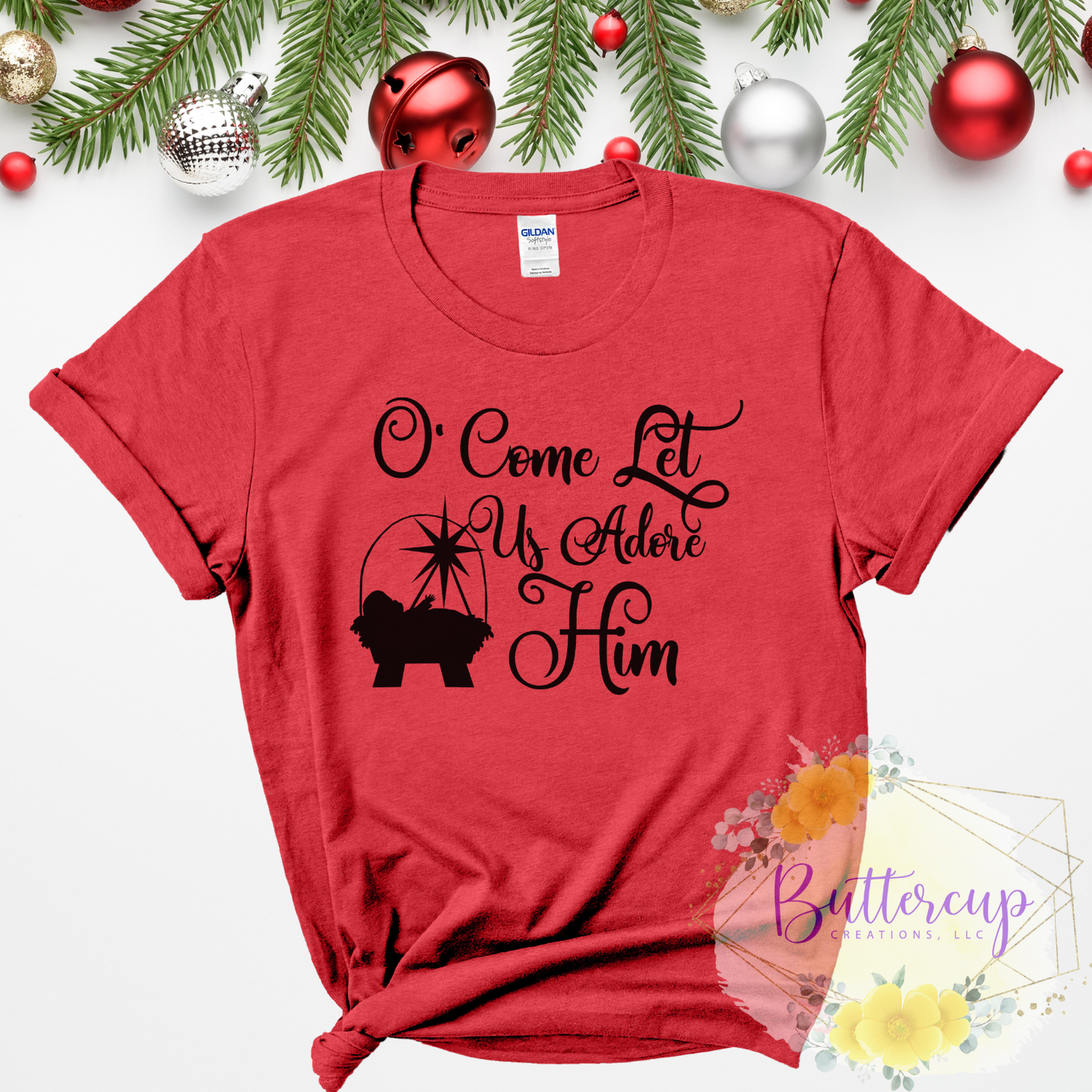 Oh Come Let Us Adore Him T-Shirt