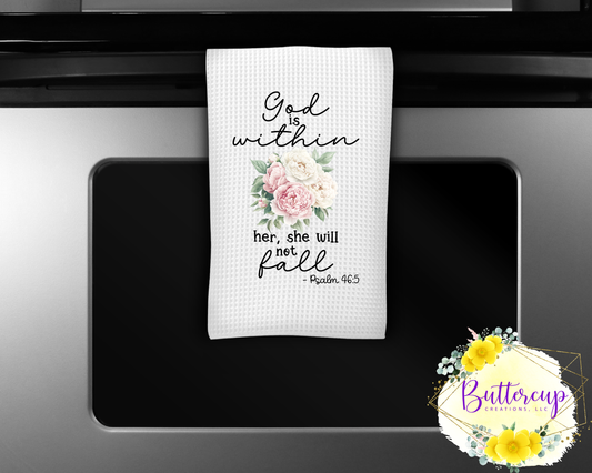Psalm 46:5 Kitchen Towel