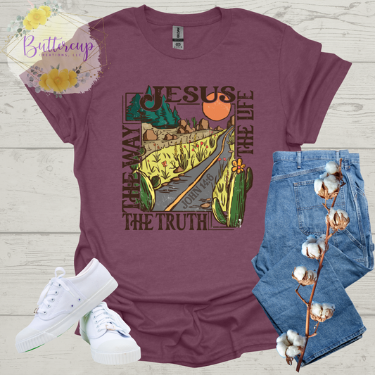 Jesus - The Way, The Truth, The Life T-Shirt