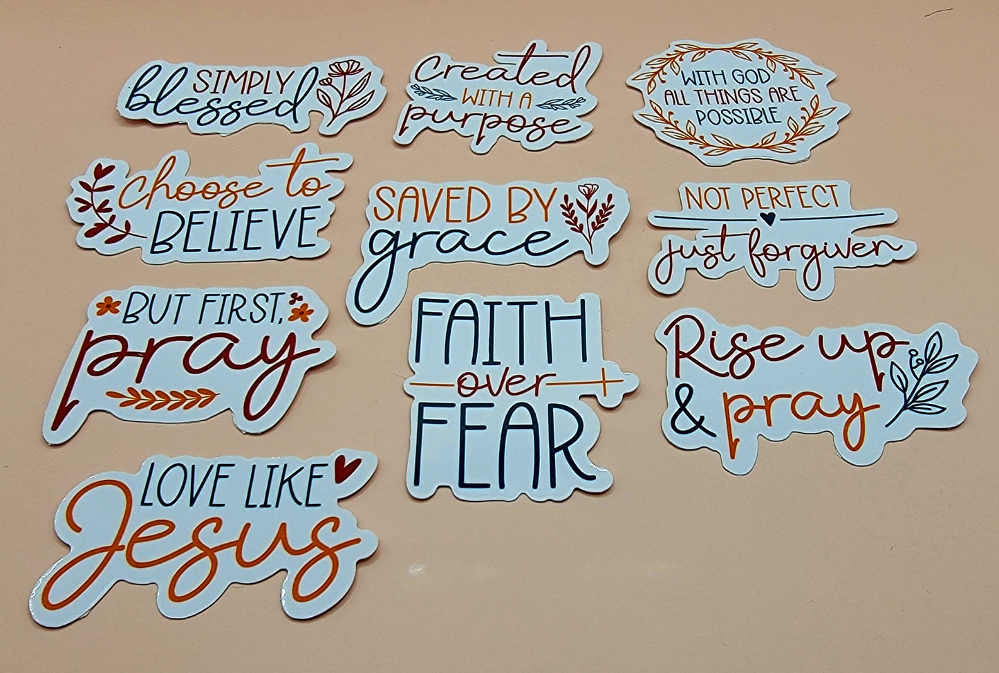 Love Like Jesus Sticker Set