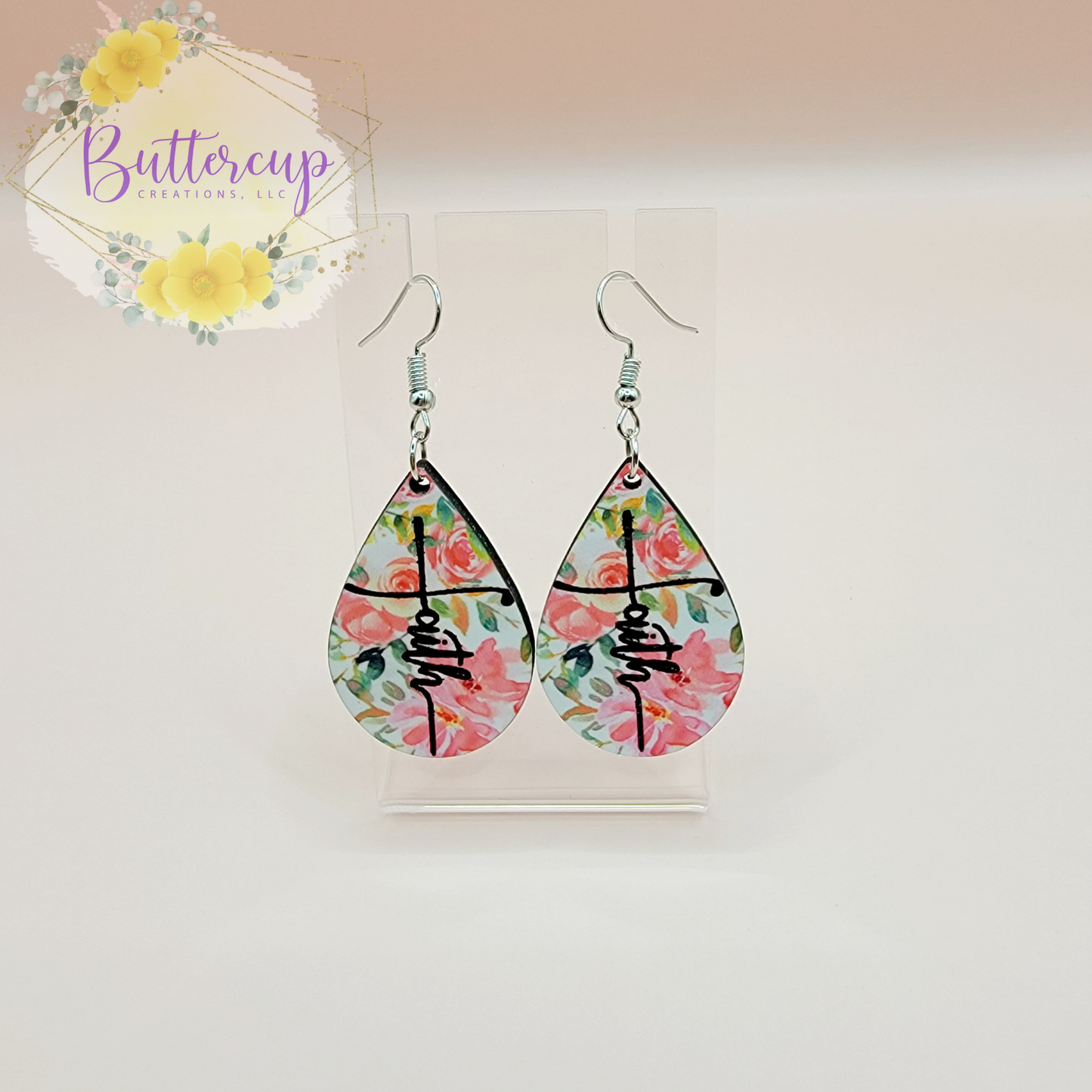 Faith Earrings (Floral)