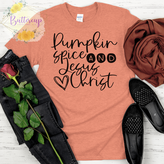 Pumpkin Spice & Jesus Christ T-Shirt