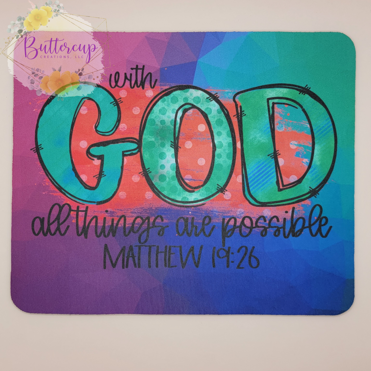 With God Mousepad